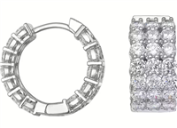 Boucles d'oreilles Comete Femme Sposa Glamour in Argent Zircone ORA 200